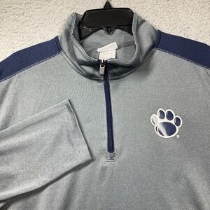 Penn‎ State 1/4 Zip Top Adult XL Gray Long Sleeve Lightweight Champion FLAW